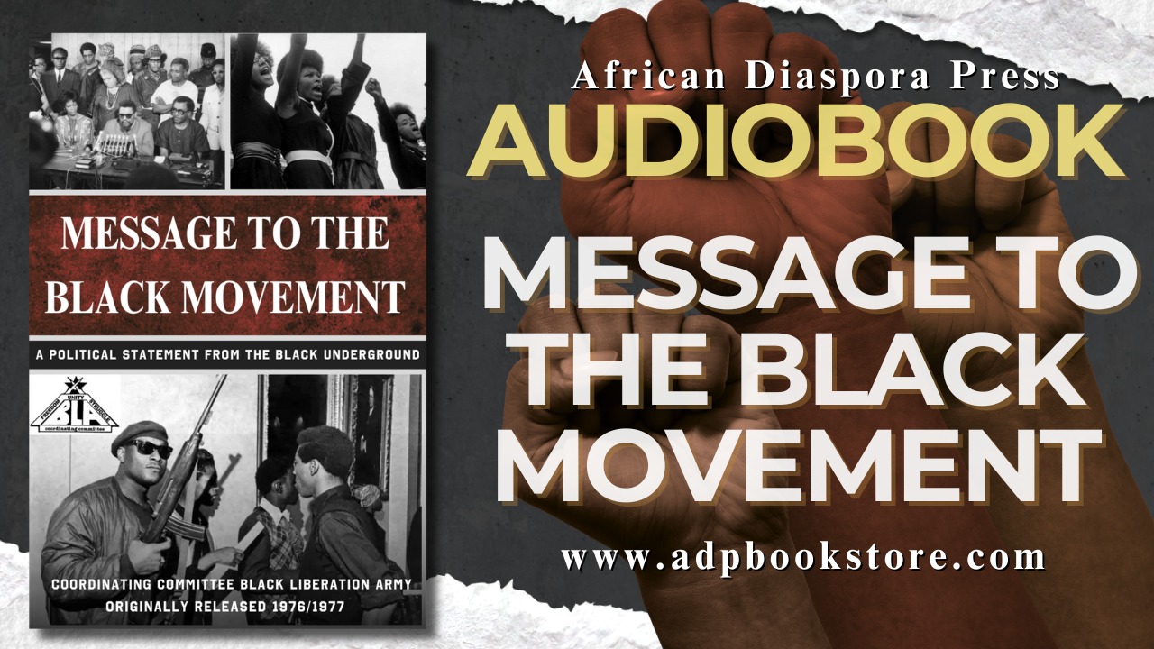 Message to the Black Movement - Black Liberation Army (Audiobook)